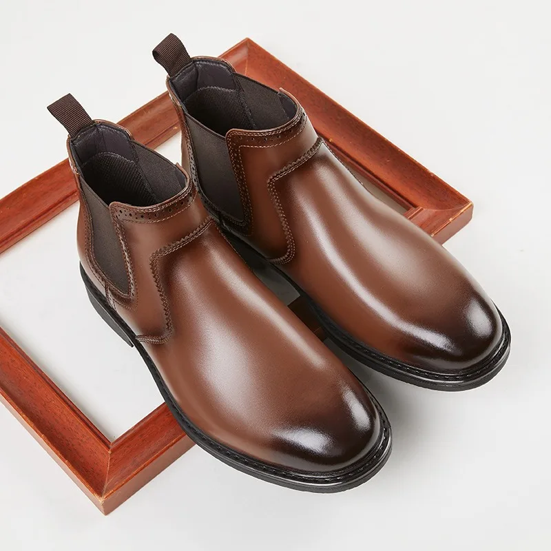 Vintage Mens Leather Oxford Bo - Vintage Fashion Style recension och pris