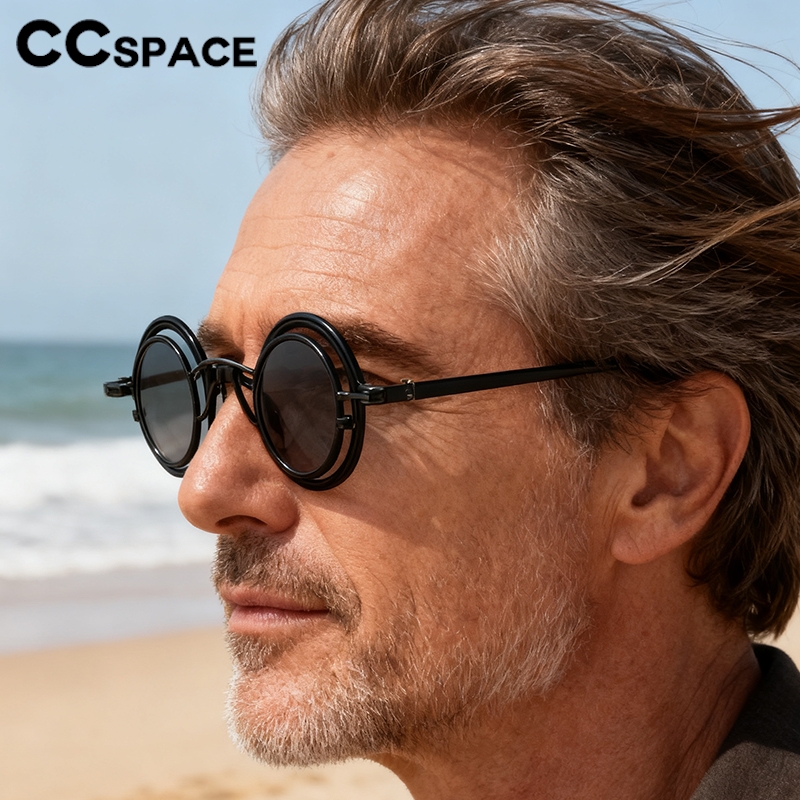 Metal Rotundity Punk Sunglasse - Vintage Fashion Vogue recension och pris