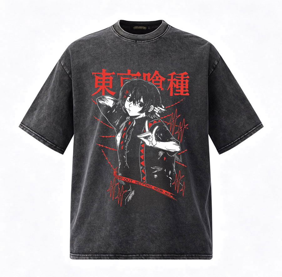 Vintage Washed Anime Tokyo Gho - Vintage Fashion Tokyo recension och pris