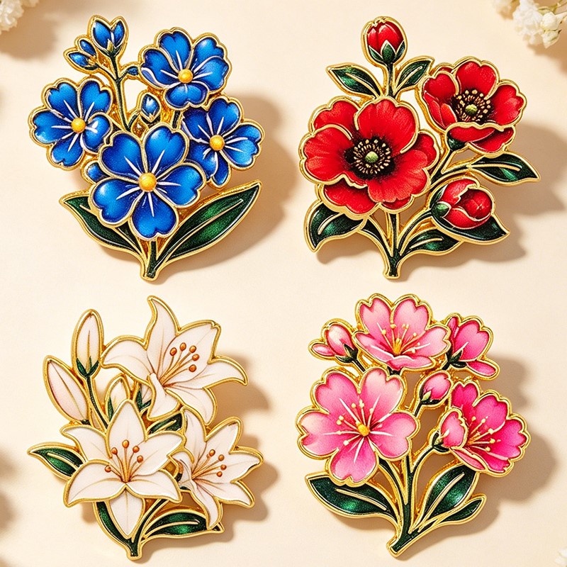 Cute Vintage Colorful Floral E - Vintage Victorian Fashion recension och pris