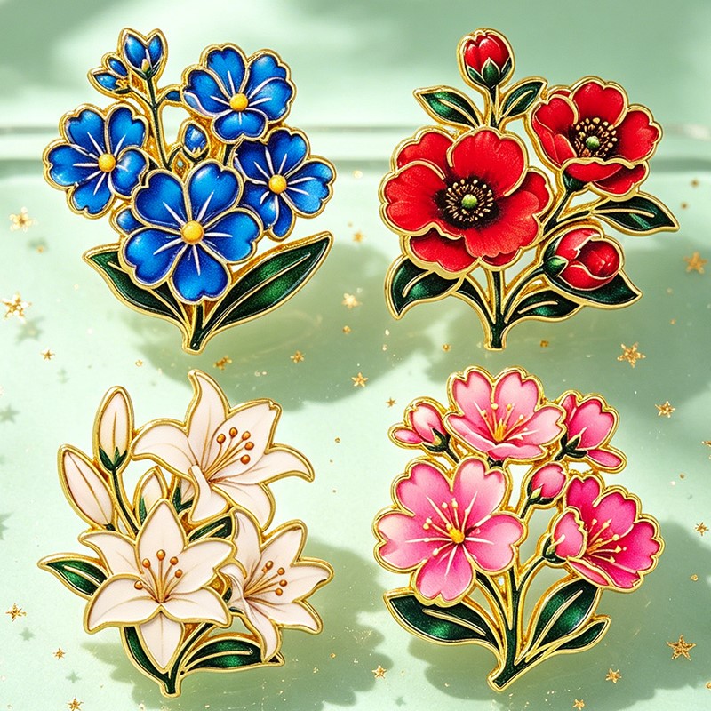 Cute Vintage Colorful Floral E - Vintage Victorian Fashion recension och pris