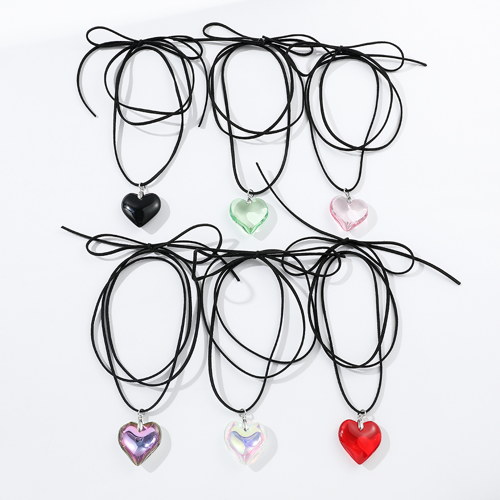 Double Layered Simple Bow Crys - Vintage Fashion Necklace recension och pris