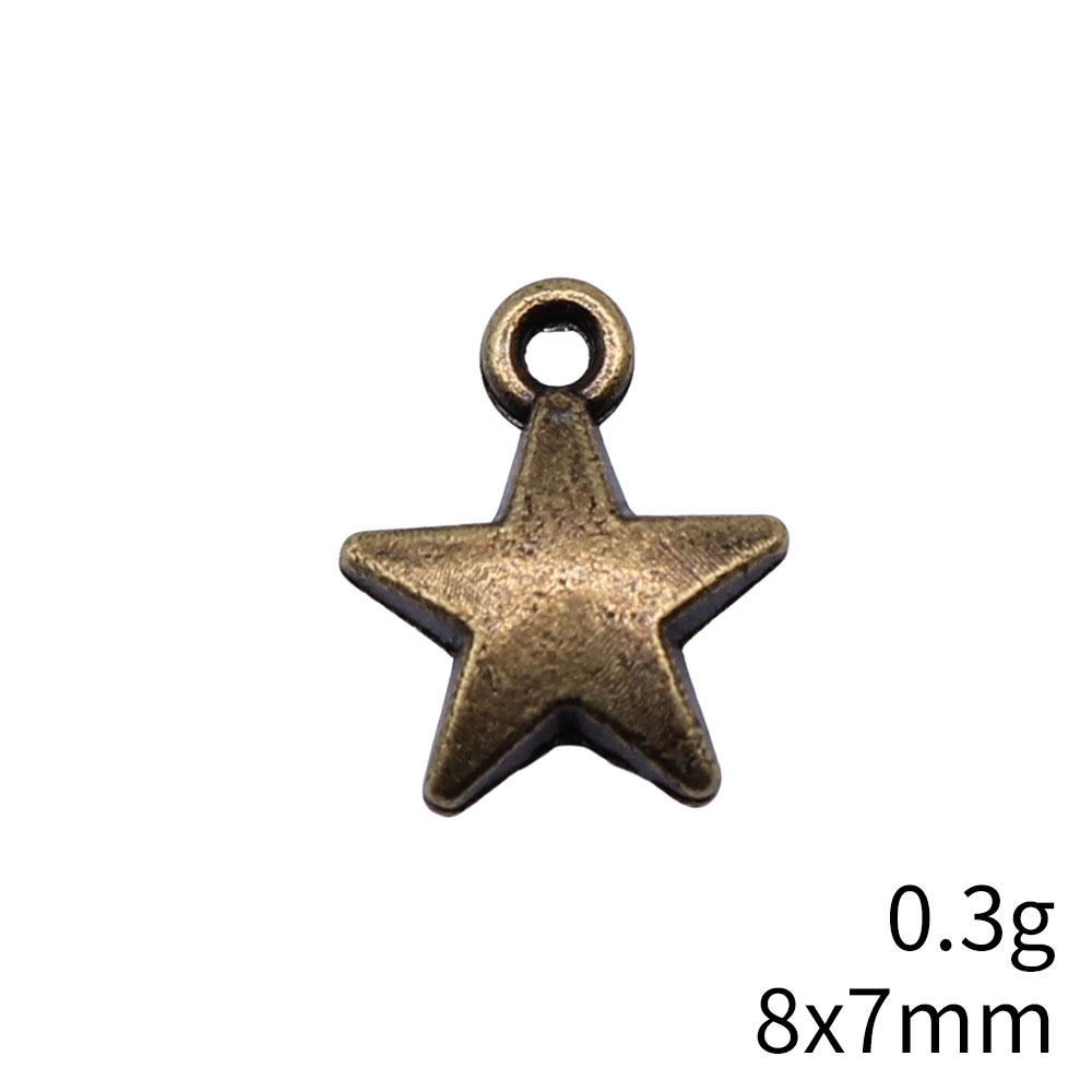 40pcs 8.6x7.1mm 2 Colors Antiq - Vintage Fashion Words recension och pris