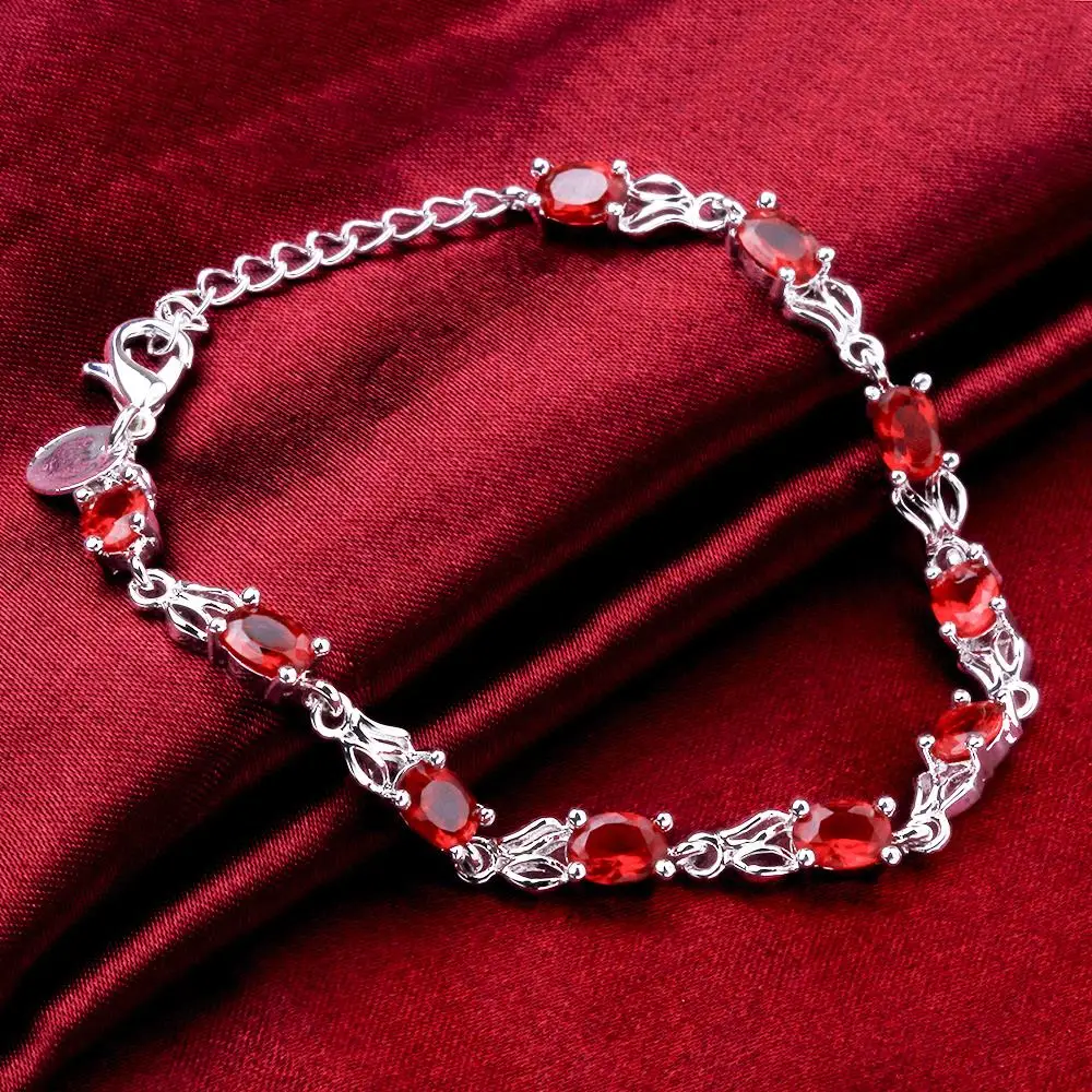 Vintage Luxury Red Crystal Cha - Vintage Fashion Jewelry Brands recension och pris
