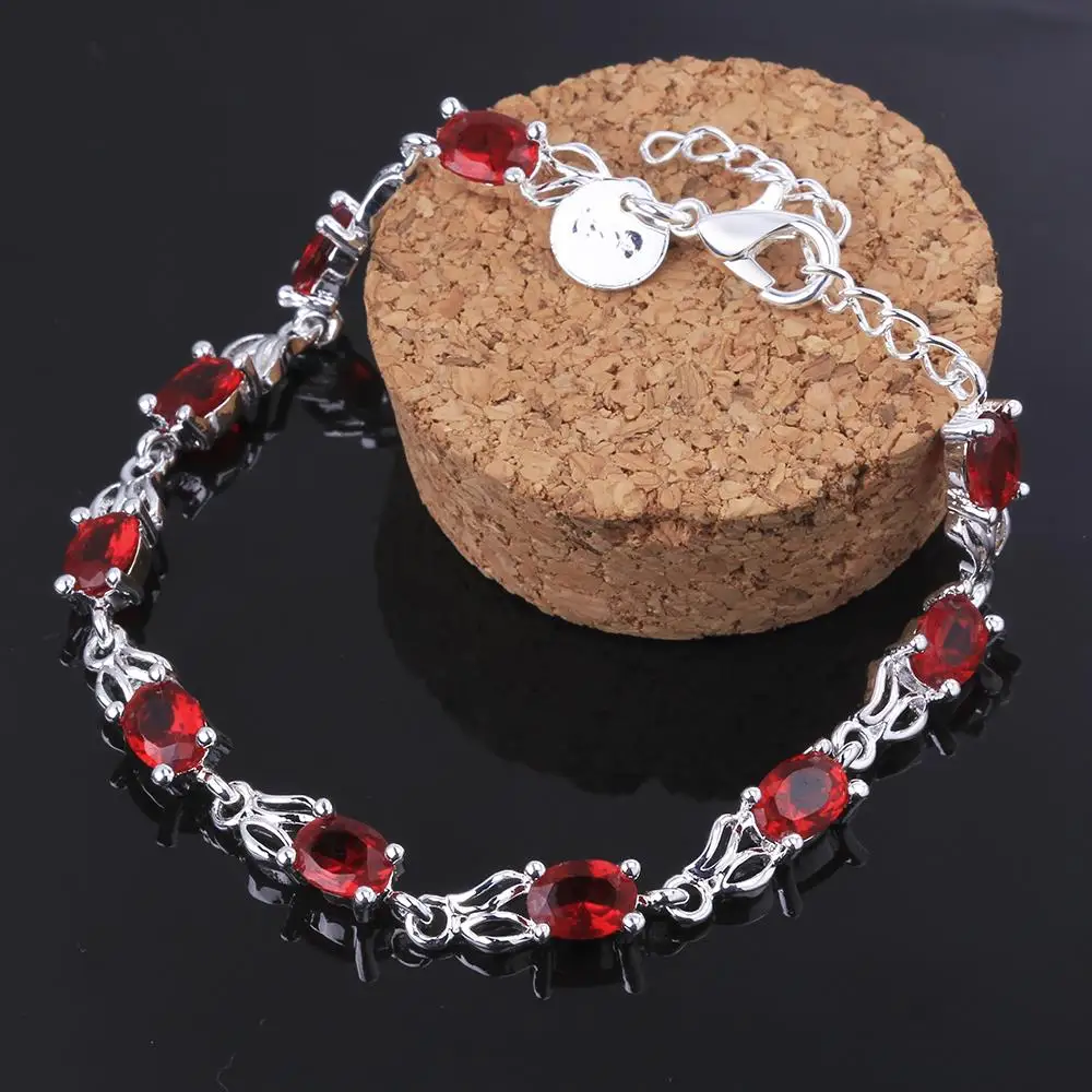 Vintage Luxury Red Crystal Cha - Vintage Fashion Jewelry Brands recension och pris