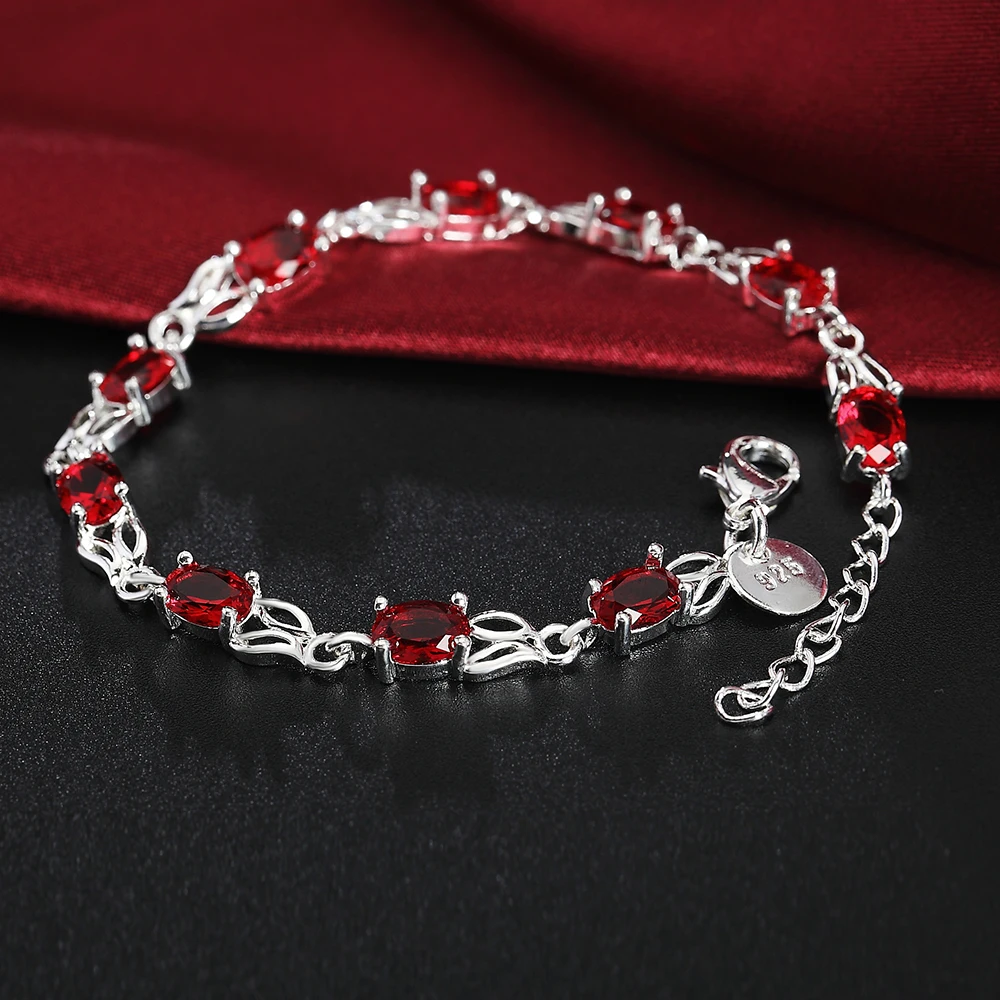 Vintage Luxury Red Crystal Cha - Vintage Fashion Jewelry Brands recension och pris