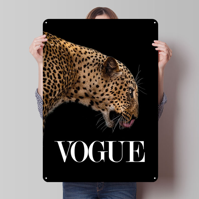 Vogue Fashion Poster Metal Sig - Vintage Fashion Vogue recension och pris