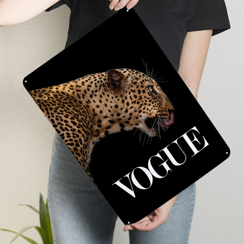 Vogue Fashion Poster Metal Sig - Vintage Fashion Vogue recension och pris