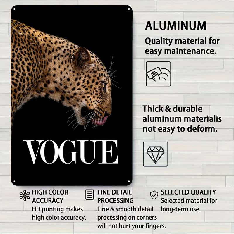 Vogue Fashion Poster Metal Sig - Vintage Fashion Vogue recension och pris