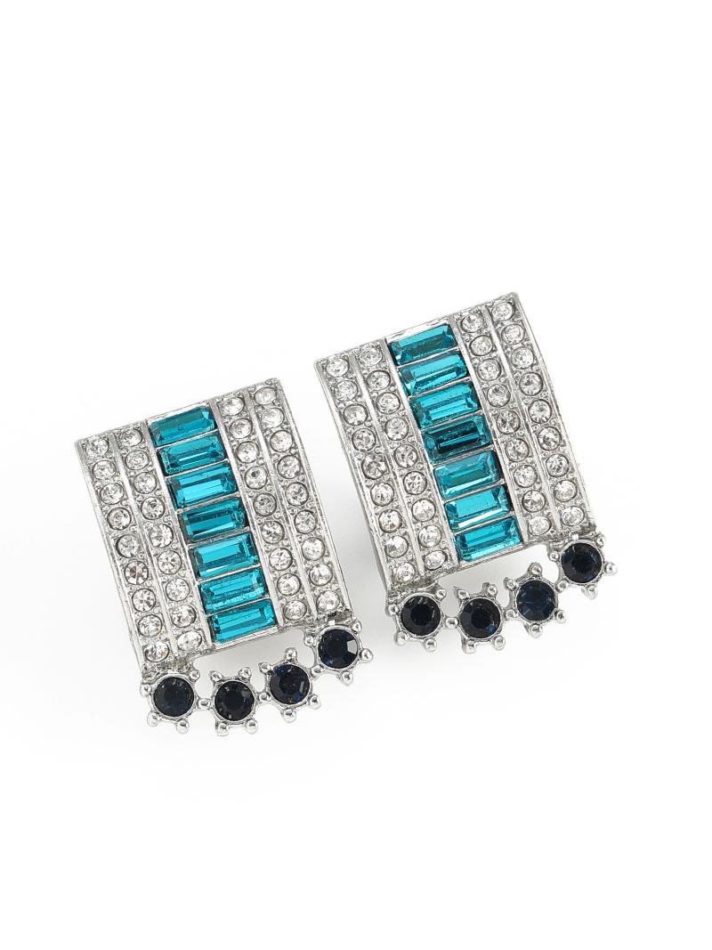 Vintage Blue Crystal Rhineston - Vintage Fashion Jewelry Brands recension och pris