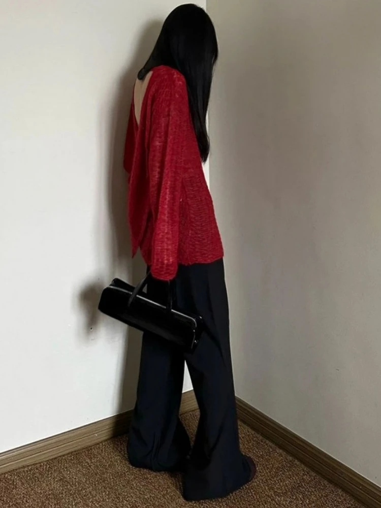 Y2K See-Through Knitted Women' - Usa Vintage Fashion recension och pris