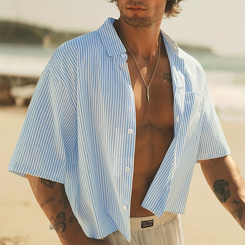 Mens Summer Vintage Cropped Sh - Crop Cardigan Vintage recension och pris