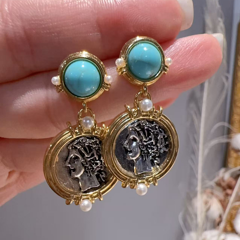 Vintage Turquoise Drop Earring - Vintage Fashion Jewelry Brands recension och pris
